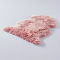 Tapis en fourrure de mouton moderne très tendance, tapis d'intérieur, tapis de sol antidérapant, tapis shaggy super doux