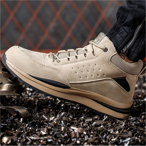 Scarpe Antinfortunistiche Moderne Isolate Elettricamente con Punta in Acciaio, Invernali, per Cantieri, da Uomo, in Tessuto Elasticizzato, Tela, Microfibra, Pelliccia, Sportive - Product Image 6