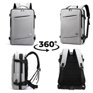 Mochila <span class=keywords><strong>de</strong></span> Viaje <span class=keywords><strong>de</strong></span> Nailon para Hombre, para Laptop <span class=keywords><strong>de</strong></span> 15.6 Pulgadas, Gran Capacidad, Impermeable, para Fin <span class=keywords><strong>de</strong></span> Semana o Negocios - Product Image 4