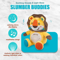 Produits de musique pour le sommeil de bébé, projecteur d'étoiles d'anime, veilleuse de nuit, ours en peluche apaisant pour bébé