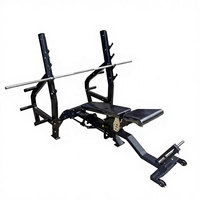 Banc de musculation professionnel de qualité commerciale en métal réglable 3-en-1 (incliné/plat/decliné) – Durable, confortable et sûr