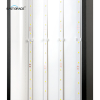 Luminaire linéaire à économie d'énergie 18W-72W Tricolore 3000K-6000K PF>0.95 AC100-277V pour entrepôt et couloir