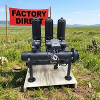 Filtre à disque à rétrolavage automatique de type T, système de filtration avec PLC, garantie 1 an, directement de l'usine