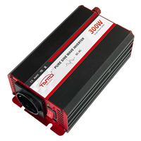 Onduleur de voiture à onde sinusoïdale pure 300W efficace pour une puissance lisse et stable de 12V à 220V