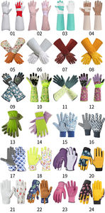 Vente chaude Guantes Jardineria De Jardin Floral Jardin Femmes Gants De Jardinage Daim <span class=keywords><strong>Cuir</strong></span> Daim pour Cour Rose Élagage - Product Image 6