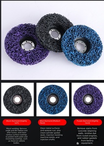 Disco de Pulir y Desbastar Morado de 115 mm, Tamaño Personalizado, Disco Abrasivo con Recubrimiento Premium para Trabajos de Metalurgia y Fabricación de Gabinetes de Precisión - Product Image 2