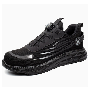 DSF55 short safe shoes <b>working</b> wear Black Mesh Gym <b>Trainer</b> Shoes Breathable Running Sneakers Packaging Size 39-46 - Product Image 2