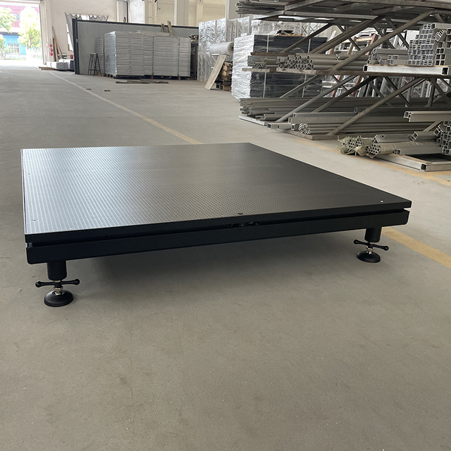 Adjustable Height Aluminum Modular Stage Platform with Quick Setup for Concerts and Events