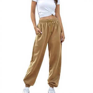 Cozy Womens Sweatpants Blank Streetwear Custom Joggers Heavy Weight Fabric Comfortable Track Pants For Women's - Product Image 4