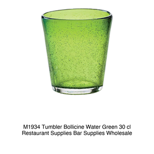 Vaso de Agua Verde Burbuja 30 cl H 9 cm Ø 8.6 cm M1934 - Product Image 2