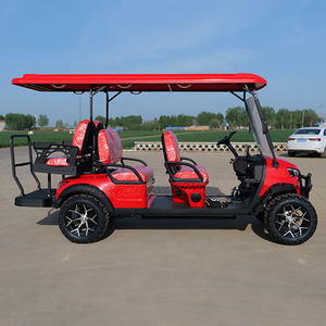 Giá thấp chất lượng tốt Xe golf gas Powered 4 + 2 chỗ ngồi nâng xăng Golf giỏ hàng 6 hành khách ISO đã được phê duyệt - Product Image 6