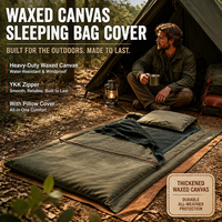 Housse de sac de couchage imperméable, sac de bivouac coupe-vent, léger et pliable, toile cirée 4 saisons, 2,7 kg, camping en plein air, randonnée