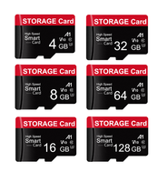 Tarjeta de Memoria SD Precio de Fábrica Económica 64GB 128GB Tarjeta TF Tarjeta SD 32GB Clase 10 U3 MINI SD 256GB para Cámaras de Seguridad DVR Teléfono