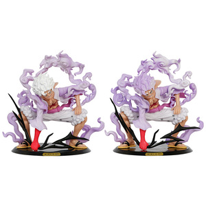 18,5 cm Nika <span class=keywords><strong>Luffy</strong></span> Gear 5 modelo sol Dios figura de acción mono <span class=keywords><strong>D</strong></span> <span class=keywords><strong>Luffy</strong></span> estatua figurita Anime colección muñeca Decoración Juguetes GK - Product Image 1