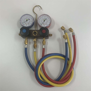 Manómetro Doble de Carga de Refrigerante Swiss REFCO BM2-6-DS-R22 para R22 R134A R404A R32 R410A, Piezas de Aire Acondicionado - Product Image 2