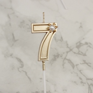 Tùy Chỉnh 3D Thiết Kế Nhiều Màu Thẻ Vỉ Paraffin Sáp Vàng Bánh Topper Cho Sinh Nhật Phục Sinh & Năm Mới Trang Trí Trong Thanh - Product Image 3