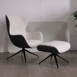 Chaise d'Appoint à Dossier Haut Moderne Italien pour Salle à Manger Hôtel Parc Loisirs Rotatif Chaise Longue de Foshan Fabricant d'Usine - Product Image 2