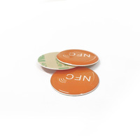 Ntag215 RFID Epoxy Tag Programmable NFC Coin Tag Réinscriptible 13.56MHz HF Label Social Media Access Control Card