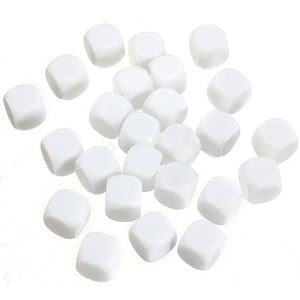 ไม่ แผ่นอะคริลิคสีขาวขนาด 10 มม. มุมโค้งมน เงา สำหรับเกมลูกเต๋า - Product Image 2