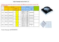 Diffuseur de plafond carré réglable en plastique ABS Eayvent, grille d'aération HVAC à 4 voies pour bureau, ventilation commerciale, usine