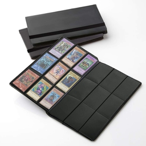 Carpeta de tarjetas de álbum de colección de tarjetas coleccionables de cuero Pu con cremallera de 4 bolsillos para Álbum de tarjetas Yugioh Poke Mon Toploader - Product Image 1