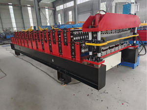 Rouleau de double couche direct d'usine formant la machine composants de moteur à engrenages de machine de presse de carrelage en acier automatique pour l'acier coloré - Product Image 4