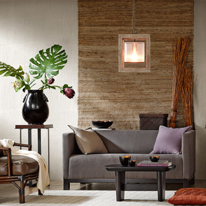 Lustre en bois éclairage américain ferme suspension en bois luminaire pour salle à manger ou restaurant - Product Image 3