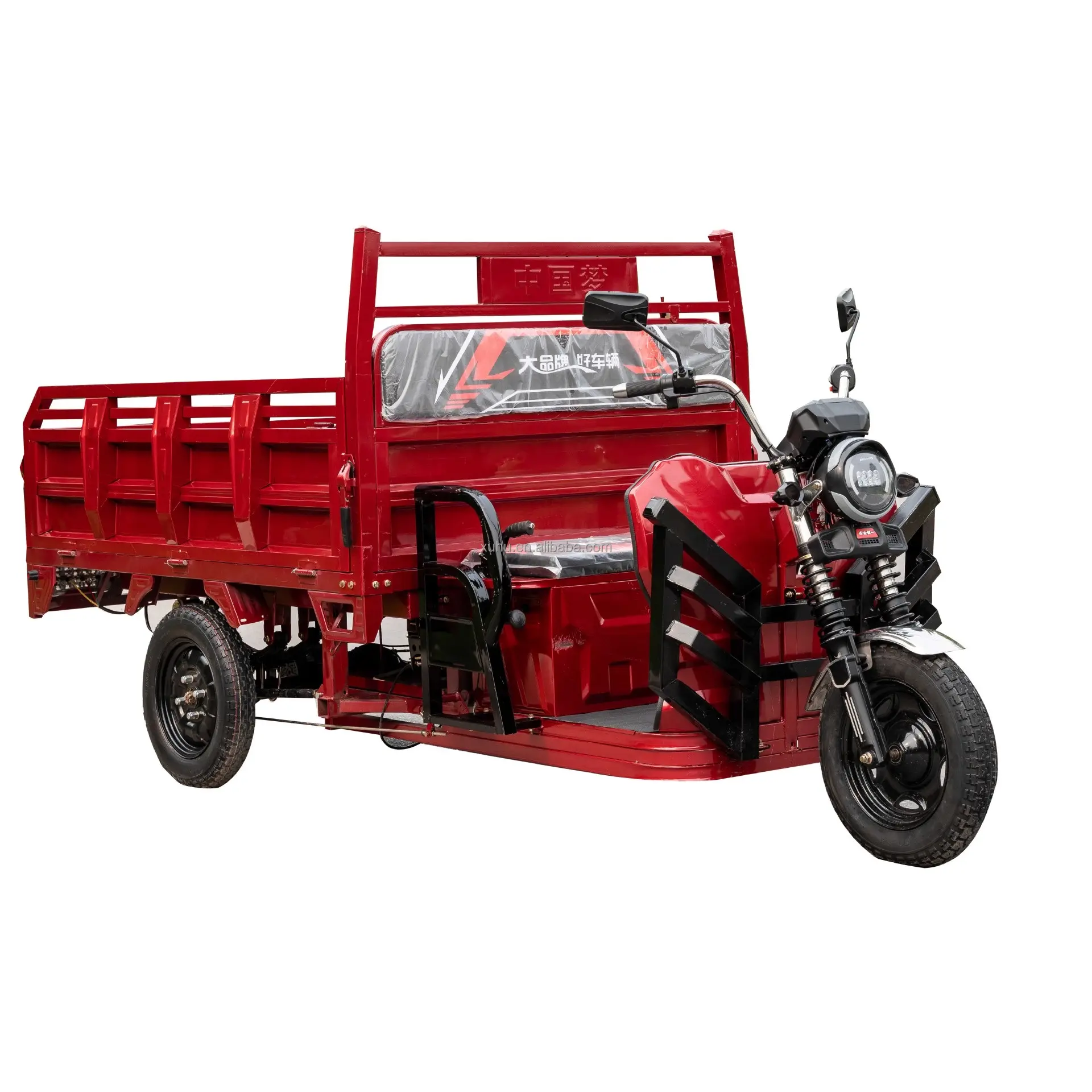 1500w Sécurité du transport de passagers et populaire adulte Tram Pull Marchandises Consignation Tricycle agricole moto
