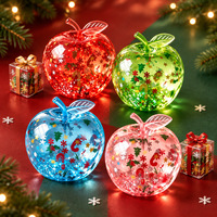 Jouet anti-stress en maltose souple en forme de pomme de Noël, jouet compressible à récupération lente et malléable, cadeau de fête de Noël pour enfants et adultes