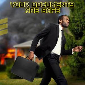 Boîte de rangement pour documents ignifuge à 8 couches, portable, étanche, certifiée CE, tendance, pour la maison et les voyages, vente chaude OEM - Product Image 6