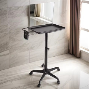 Chariot de Salon Moderne en Acier Inoxydable avec Roues Robustes pour la Maison, le Bureau et l'Hôpital - Chariot de Barbier Polyvalent <span class=keywords><strong>à</strong></span> Mobilité Universelle - Product Image 3