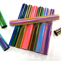 Rollo de Vinilo Adhesivo de PVC Holográfico |   Película Adhesiva Reflectante para Manualidades |   Impermeable para Máquinas de Corte Cricut Silhouette