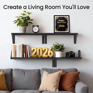Passing On The Kingdom Wooden Floating <b>Wall</b> <b>Shelf</b> Rectangle <b>Wall</b> <b>Mounted</b> Display <b>Shelf</b> For Books And Decorations - Product Image 2