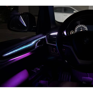 Luz Ambiental LED RGBIC para Automóvil, Tira Acrílica Sinfónica, Lámpara Interior de Neón para BMW X5 2014-2018, Venta al Por Mayor - Product Image 4