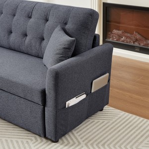 Nouveau canapé-lit convertible moderne avec deux poches latérales pour le salon - Product Image 5