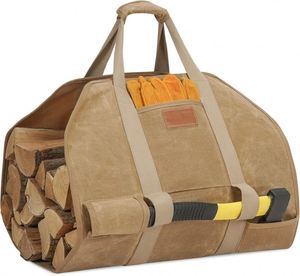 Sac de transport Oxford Premium pour bûches, échantillon gratuit, idéal pour le camping, les barbecues et les accessoires de poêle à bois - Product Image 1