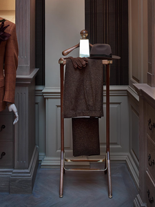 Lavinia, sala de estar de Hotel de alta calidad, suelo a suelo, ropa de madera móvil, colgador personalizado, soporte para sombreros, estante de almacenamiento - Product Image 6