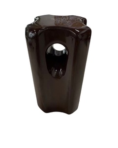 Aislante de Porcelana ANSI 54-3, Color Marrón, Voltaje Nominal de 15kV, Alto Rendimiento, OEM, Estación Eléctrica de Porcelana ESP - Product Image 3