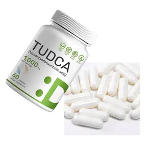 최고의 Tudca 캡슐 개인 브랜드 Tauroursodeoxycholic 산 알약 Tudca 보충 간 및 장 건강을위한 TUDCA 500mg 캡슐