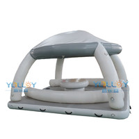 Plateformes flottantes de loisirs aquatiques gonflables pour yacht avec tente Bana