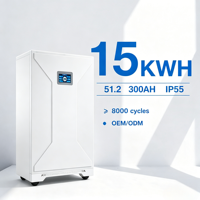Batterie de stockage d'énergie domestique SUPSRSAFE T30 Modèle 10-20kWh, hybride split-grid 48V LiFePO4, communication CAN/RS485, IP55