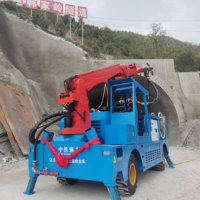 Chariot à béton projeté humide 15,5T QLS35A avec moteur de 97 kW, capacité de la trémie de 0,3 mètre cube et vitesse de déplacement de 20 km par heure