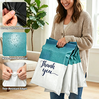 Sacs d'expédition en LDPE, pochettes postales avec poignée, fermeture robuste, résistantes à la déchirure, imperméables, épaisses, pour vêtements, livraison express CE