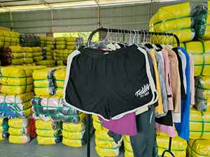 WS07 Pantaloncini Usati da Donna in <span class=keywords><strong>Lino</strong></span> <span class=keywords><strong>Misto</strong></span> Cotone Chiffon Fibra di Seta Asciugatura Rapida Palestra Moda Comodi Durevoli Abbigliamento all'Ingrosso - Product Image 6