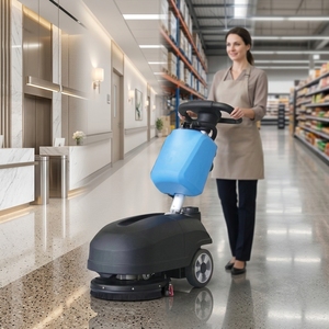 Machine <span class=keywords><strong>de</strong></span> nettoyage <span class=keywords><strong>de</strong></span> sols compacte Laite K2 pour hôtels, nettoyeur <span class=keywords><strong>de</strong></span> sols manuel pour nettoyer les taches d'huile des restaurants - Product Image 2