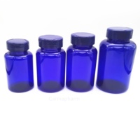 150ml bleu bouteille En Plastique PET Bleu capuchon