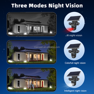 Neuankömmling Eseecloud 4G Solar panel Drahtlose PTZ-Kamera mit geringem Strom verbrauch <span class=keywords><strong>3</strong></span> Objektive CCTV-Sicherheit im Freien 4G Sim Card Solar kamera - Product Image 4