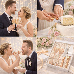 Juego <span class=keywords><strong>de</strong></span> Copas <span class=keywords><strong>de</strong></span> Champán <span class=keywords><strong>de</strong></span> Cristal Hechas a Mano <span class=keywords><strong>de</strong></span> 200 ml con Diseño <span class=keywords><strong>de</strong></span> Flores Pintadas en Plata para Bodas <span class=keywords><strong>y</strong></span> Ocasiones Especiales - Product Image 6