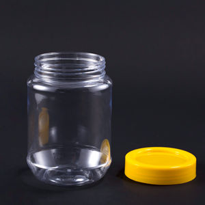 เหยือกพลาสติกขนาดเล็ก750มล. เหยือกใส่เนยถั่วเกรดอาหารพร้อมฝาเกลียว - Product Image 1