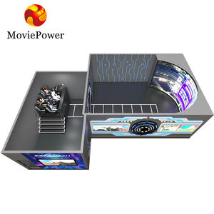Parque temático de atracciones Pantalla curva Cine de Vuelo interior Juegos virtuales 3D Ojo desnudo 9D Equipo de cine - Product Image 5